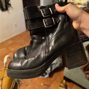 Harley Davidson Leather Boots 8